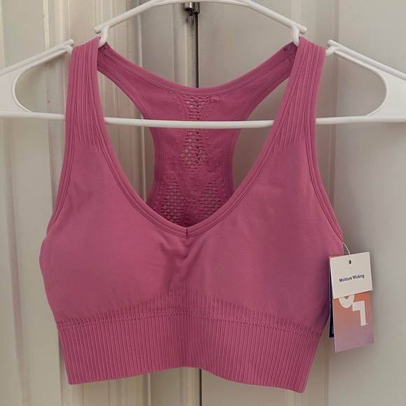 JoyLab Other - Seamless Pink Sports Bra - Moisture Wicking - NWT
